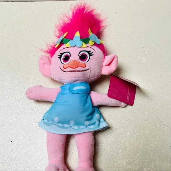 DJ Suki Trolls Dream Works 2015 NEW Pink Hair Kids Toy Present Gift NEW - Picture 7 of 8